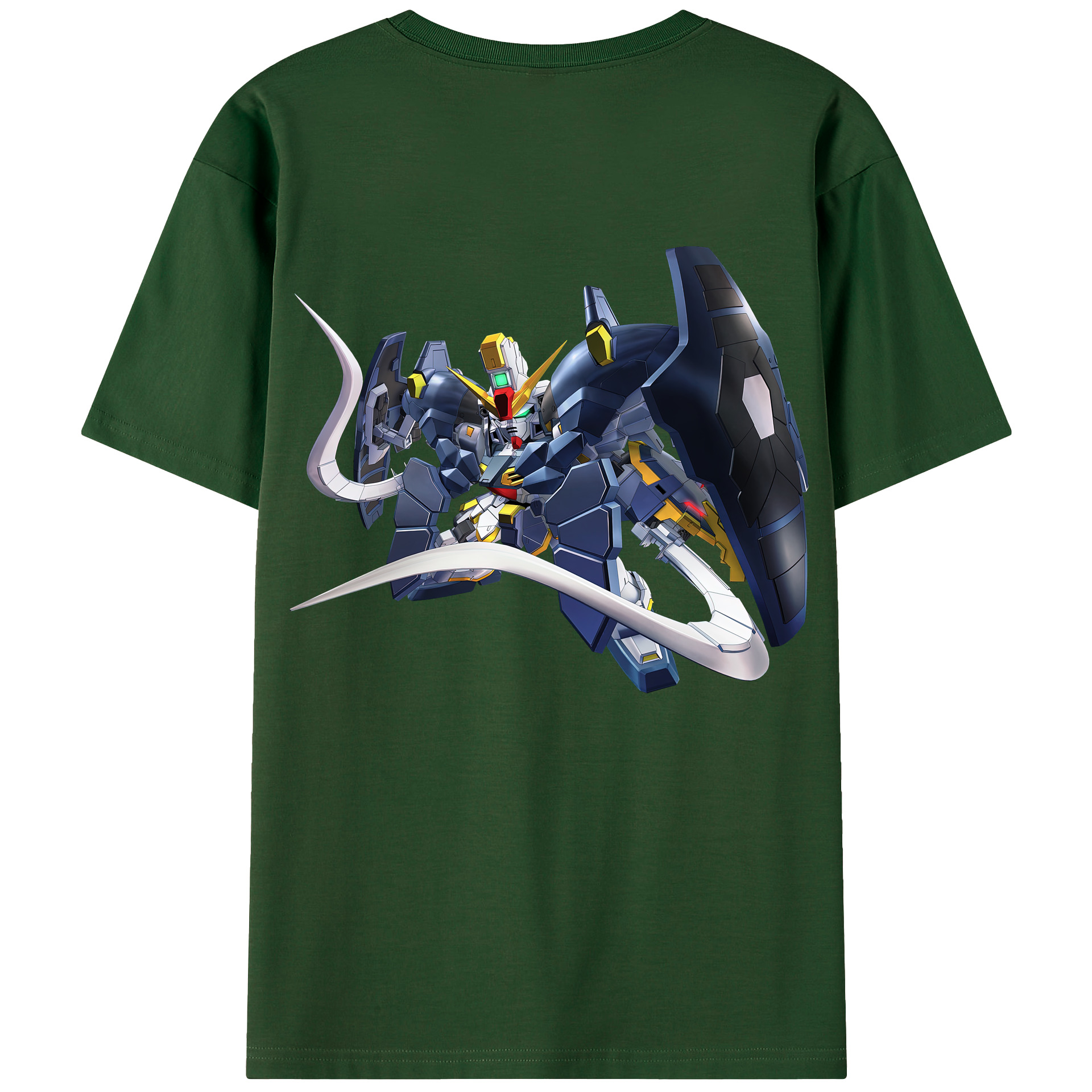 （画像用） 機動戦士ガンダム Mobile Suit Gundam 綿100％半袖Tシャツ（背面プリント）